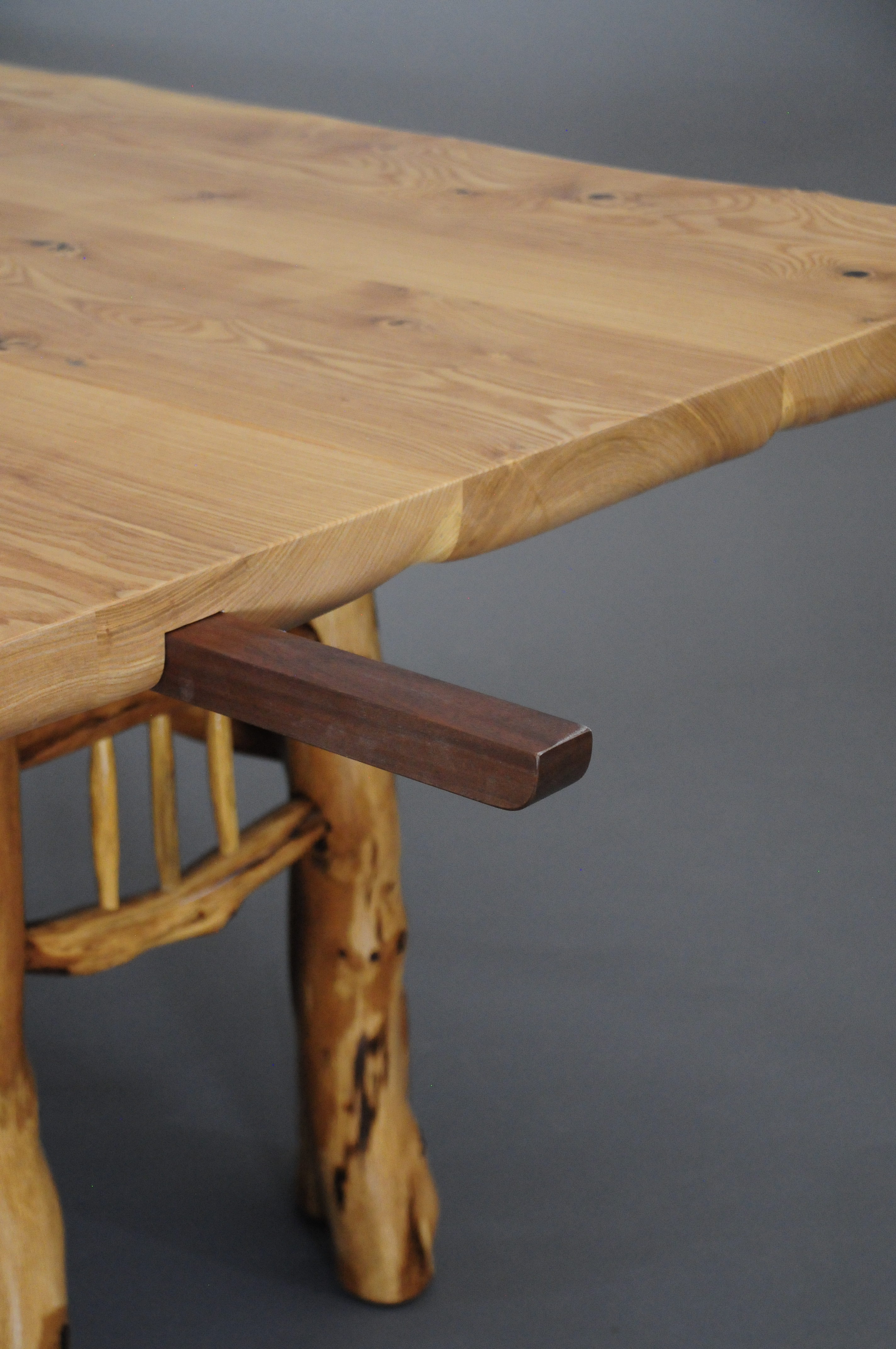 Ash Dining Table extension detail